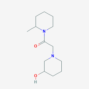 2-(3-Hydroxypiperidin-1-yl)-1-(2-methylpiperidin-1-yl)ethan-1-one