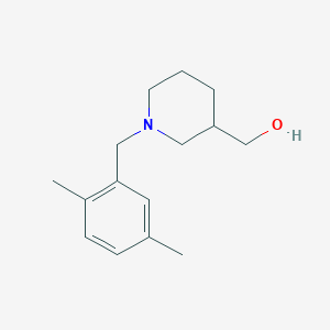 {1-[(2,5-Dimethylphenyl)methyl]piperidin-3-yl}methanol