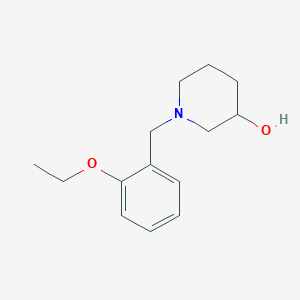 molecular formula C14H21NO2 B1465375 1-[(2-Ethoxyphenyl)methyl]piperidin-3-ol CAS No. 1457697-37-8