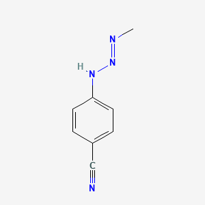 4-(2-Methyliminohydrazinyl)benzonitrile