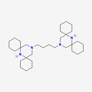 15,15'-(Butane-1,4-diyl)bis(7,15-diazadispiro[5.1.5~8~.3~6~]hexadecane)