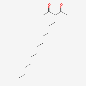 molecular formula C17H32O2 B14653874 3-Dodecylpentane-2,4-dione CAS No. 51786-08-4