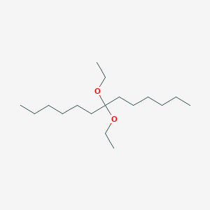 molecular formula C17H36O2 B14653950 7,7-Diethoxytridecane CAS No. 52162-26-2