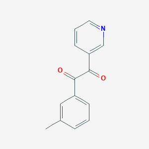 1-(Pyridin-3-YL)-2-M-tolylethane-1,2-dione