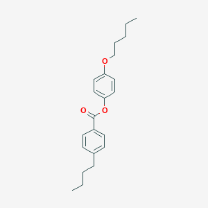 molecular formula C22H28O3 B14654004 4-(Pentyloxy)phenyl 4-butylbenzoate CAS No. 42815-60-1