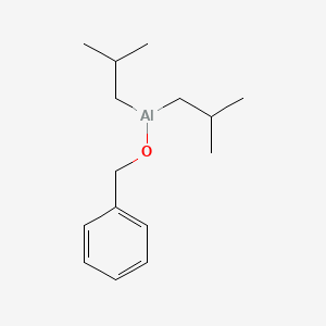 molecular formula C15H25AlO B14654023 (Benzyloxy)bis(2-methylpropyl)alumane CAS No. 41329-29-7