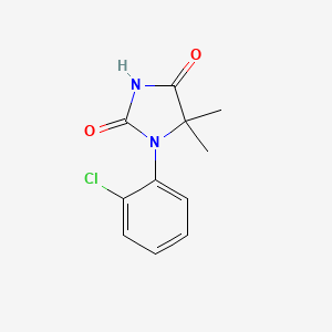 1-(2-Chlorophenyl)-5,5-dimethylimidazolidine-2,4-dione