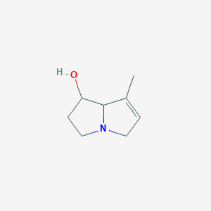 7-Methyl-2,3,5,7a-tetrahydro-1h-pyrrolizin-1-ol