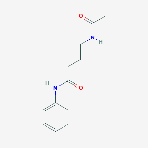 4-Acetamido-N-phenylbutanamide