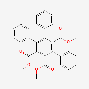 molecular formula C30H24O6 B14654072 Trimethyl 3,5,6-triphenylbenzene-1,2,4-tricarboxylate CAS No. 51639-32-8