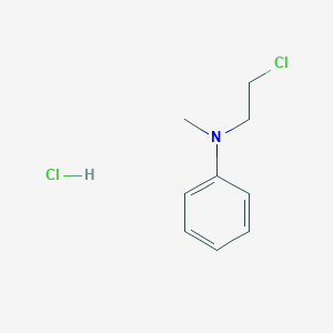 N-(2-chloroethyl)-N-methylaniline;hydrochloride