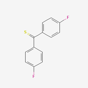 molecular formula C13H8F2S B14654089 Bis(4-fluorophenyl)methanethione CAS No. 53117-13-8