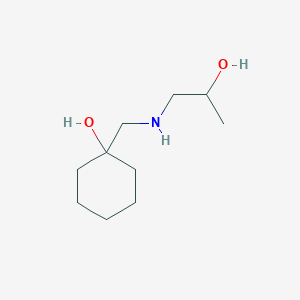 molecular formula C10H21NO2 B1465410 1-{[(2-Hydroxypropyl)amino]methyl}cyclohexan-1-ol CAS No. 1183650-68-1