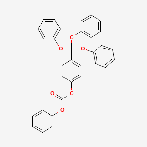 molecular formula C32H24O6 B14654107 Phenyl 4-(triphenoxymethyl)phenyl carbonate CAS No. 49758-57-8