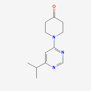 1-[6-(Propan-2-yl)pyrimidin-4-yl]piperidin-4-one