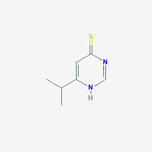 molecular formula C7H10N2S B1465418 6-(Propan-2-yl)pyrimidine-4-thiol CAS No. 1239730-69-8