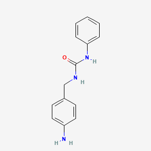 3-[(4-Aminophenyl)methyl]-1-phenylurea