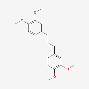 molecular formula C19H24O4 B14654291 Benzene, 1,1'-(1,3-propanediyl)bis[3,4-dimethoxy- CAS No. 52247-01-5