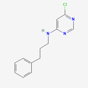 molecular formula C13H14ClN3 B1465431 6-chloro-N-(3-phenylpropyl)pyrimidin-4-amine CAS No. 1292250-86-2