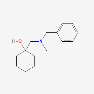 1-{[Benzyl(methyl)amino]methyl}cyclohexan-1-ol