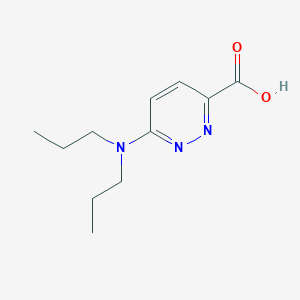 molecular formula C11H17N3O2 B1465444 6-(Dipropylamino)pyridazine-3-carboxylic acid CAS No. 1178067-47-4