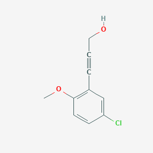 3-(5-Chloro-2-methoxyphenyl)prop-2-yn-1-ol