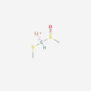 Lithium, [(methylsulfinyl)(methylthio)methyl]-