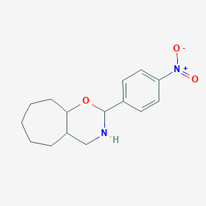 2-(4-Nitrophenyl)decahydrocyclohepta[e][1,3]oxazine