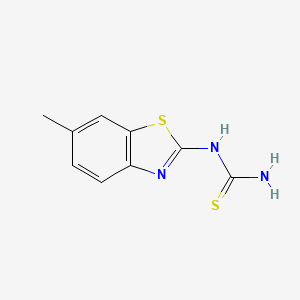 Thiourea, (6-methyl-2-benzothiazolyl)-