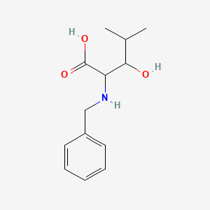 molecular formula C13H19NO3 B1465474 N-苄基-3-羟基亮氨酸 CAS No. 93759-96-7