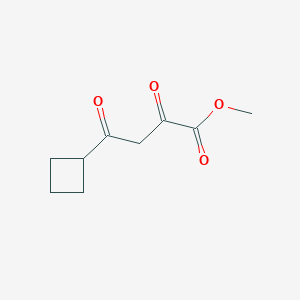 molecular formula C9H12O4 B1465486 Methyl 4-cyclobutyl-2,4-dioxobutanoate CAS No. 1211509-86-2