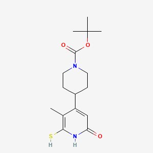 tert-Butyl 4-(5-methyl-2-oxo-6-sulfanyl-1,2-dihydro-4-pyridinyl)-1-piperidinecarboxylate