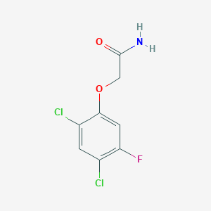 molecular formula C8H6Cl2FNO2 B1465494 2-(2,4-Dichloro-5-fluorophenoxy)acetamide CAS No. 1211512-26-3