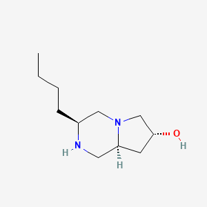 (3S,7R,8AS)-3-butyloctahydropyrrolo[1,2-a]pyrazin-7-ol