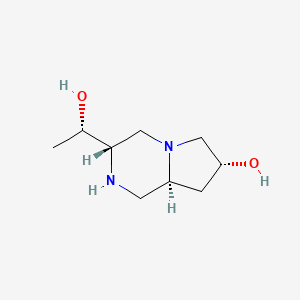 (3S,7R,8AS)-3-[(1S)-1-Hydroxyethyl]octahydropyrrolo[1,2-a]pyrazin-7-ol