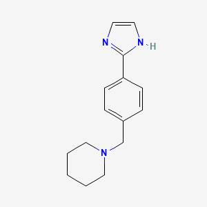 1-[4-(1H-Imidazol-2-yl)benzyl]piperidine