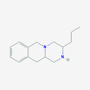 3-Propyl-1,3,4,6,11,11a-hexahydro-2H-pyrazino[1,2-b]isoquinoline