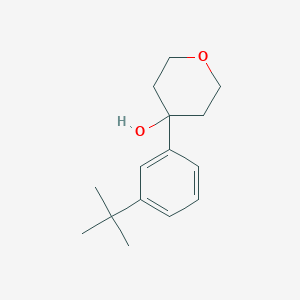 4-[3-(tert-Butyl)phenyl]tetrahydro-2H-pyran-4-ol