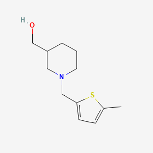 (1-((5-Methylthiophen-2-yl)methyl)piperidin-3-yl)methanol