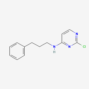 molecular formula C13H14ClN3 B1465514 2-chloro-N-(3-phenylpropyl)pyrimidin-4-amine CAS No. 1271072-37-7