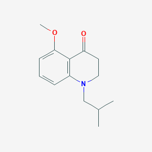 molecular formula C14H19NO2 B1465521 1-Isobutyl-5-methoxy-2,3-dihydro-4(1H)-quinolinone CAS No. 1353499-50-9