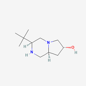 (3S,7R,8AS)-3-(tert-butyl)octahydropyrrolo[1,2-a]pyrazin-7-ol