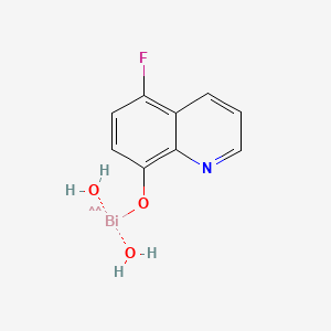 8-((Dihydroxybismuthino)oxy)-5-fluoroquinoline