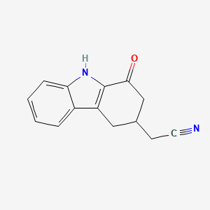 (1-Oxo-2,3,4,9-tetrahydro-1h-carbazol-3-yl)acetonitrile