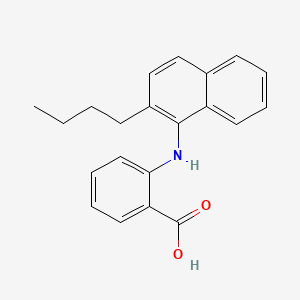 N-(2-Butyl-1-naphthyl)anthranilic acid