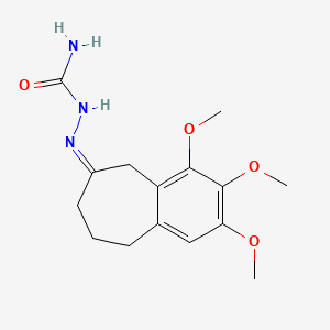 2-(5,7,8,9-Tetrahydro-2,3,4-trimethoxy-6H-benzocyclohepten-6-ylidene)hydrazinecarboxamide