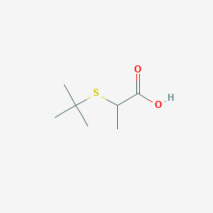 2-(tert-Butylsulfanyl)propanoic acid