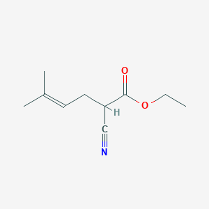 Ethyl 2-cyano-5-methylhex-4-enoate