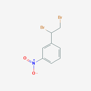 Benzene, 1-(1,2-dibromoethyl)-3-nitro-