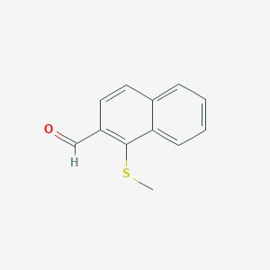 1-Methylsulfanylnaphthalene-2-carbaldehyde